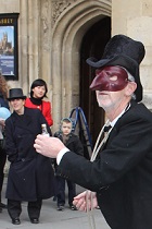 The Fingal Mummers' Doctor at the Bath International Mummers' Festival, 2013