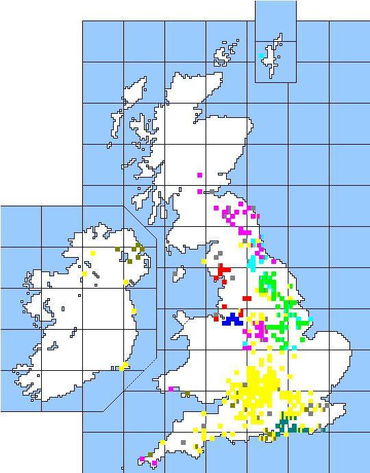 Folk Play Distribution Map: Actors' Names