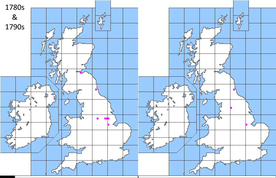 Animated Folk Play Distribution Map: Extant & Published from eERD: 0-2s per frame animation