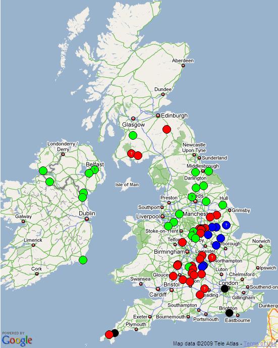 Folk Play Distribution Map: Beelzebub, the jolly old man