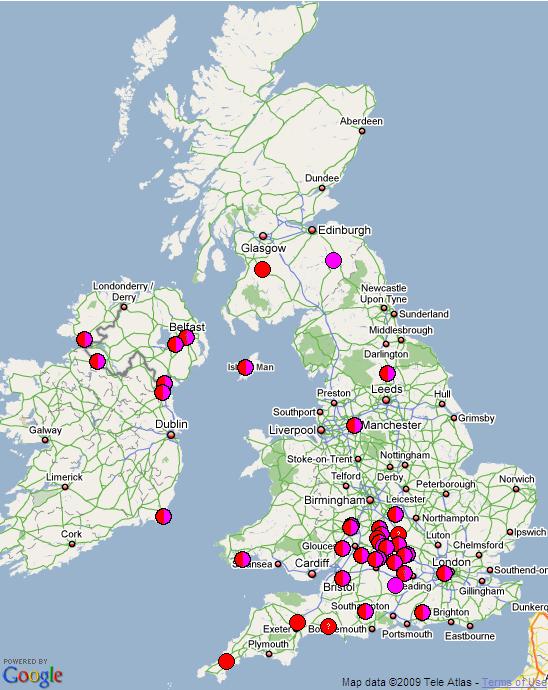 Folk Play Distribution Map: Room, room, brave gallant boys, come give us room to rhyme