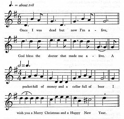 High Spen musical score No.1