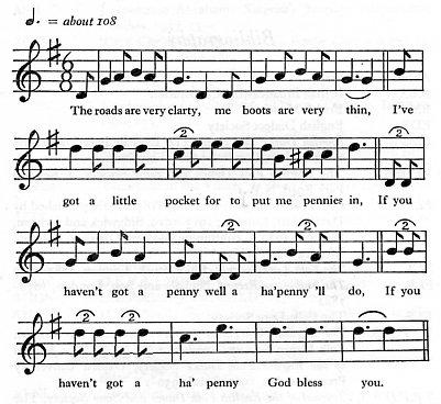 High Spen musical score No.2