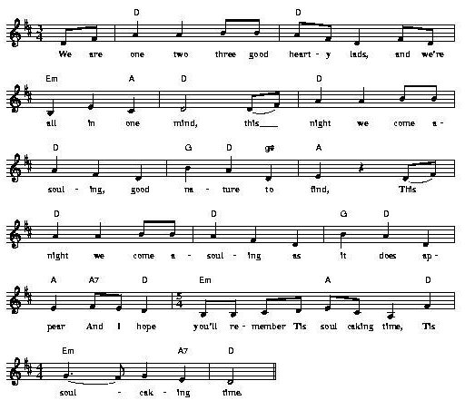 Tune from the Guilden Sutton Play