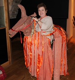 Bajan hobby horse at the Symposium of the International Mummers Unconvention, Bath, 2011